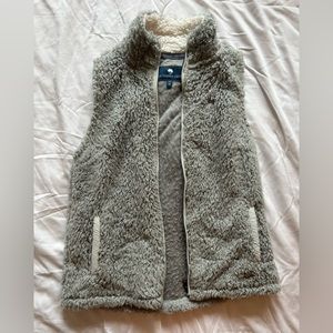 Sleeveless sherpa vest